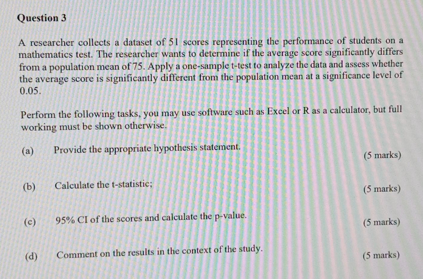 Solved Please Answer Question 4 Only As Above. The Question | Chegg.com