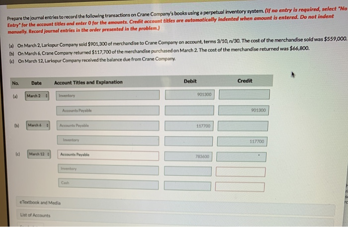 Solved Prepare The Journal Entries To Record The Following | Chegg.com