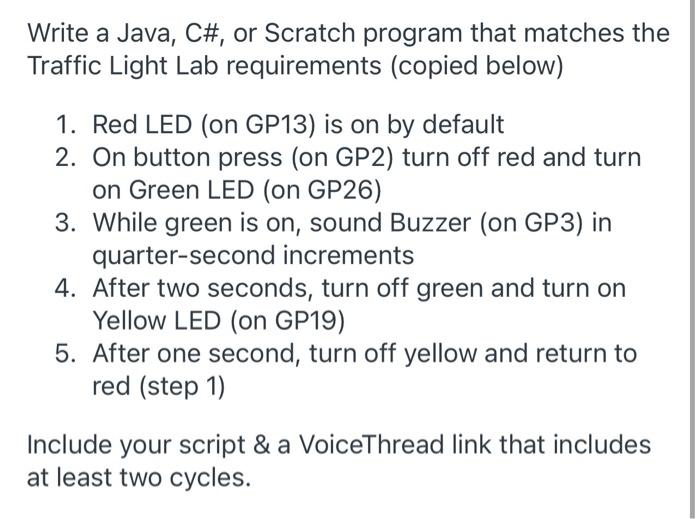 Solved Write a Java, C#, or Scratch program that matches the | Chegg.com