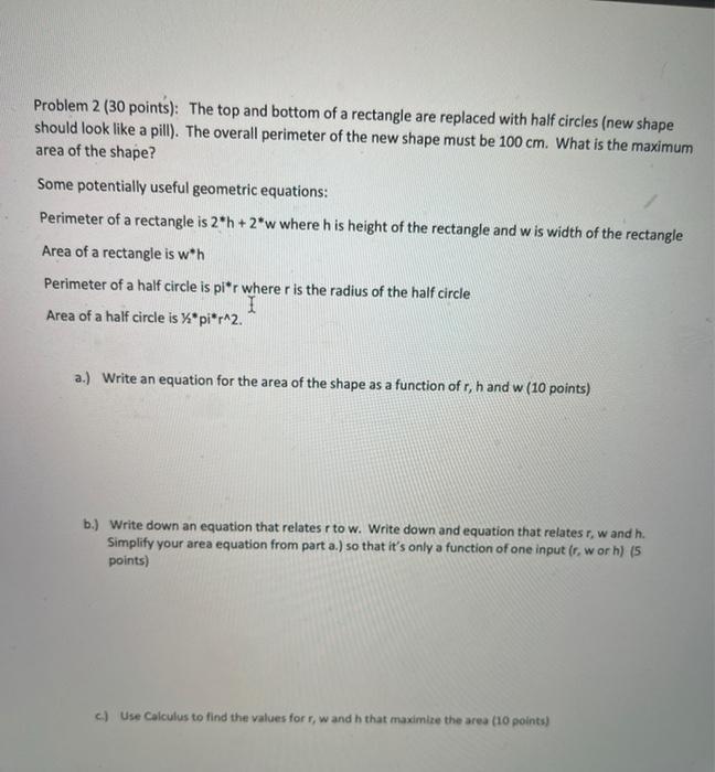 Solved Problem 2 (30 points): The top and bottom of a | Chegg.com
