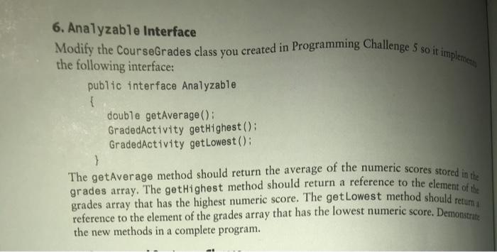 Solved starting out with java the 7th or 6th edition is the | Chegg.com