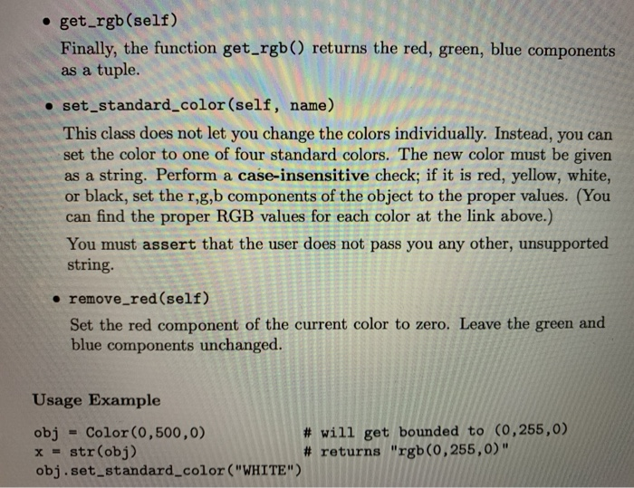 Solved 5 Color The class Color an | Chegg.com