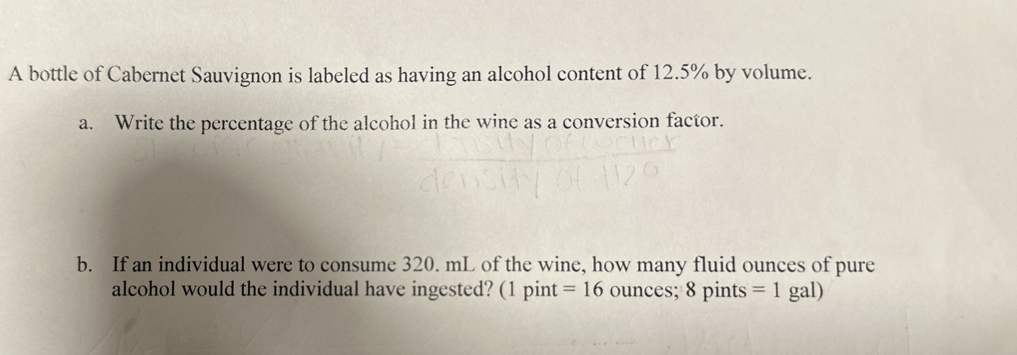 Solved Steps for A bottle of Sauvignon is labeled