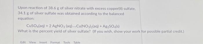 Solved Silver ions can be precipitated from aqueous | Chegg.com