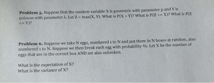 Solved Problem 5. Suppose that the random variable X is | Chegg.com