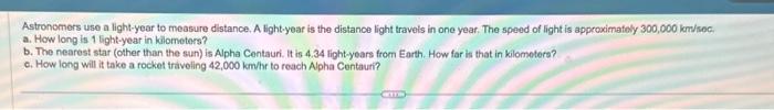 light years a measure of time or distance