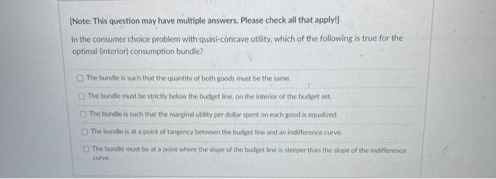 Solved [Note: This question may have multiple answers. | Chegg.com