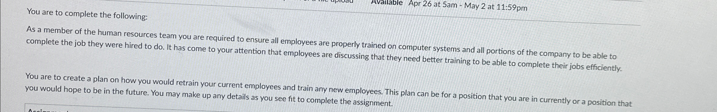Solved You are to complete the following:As a member of the | Chegg.com