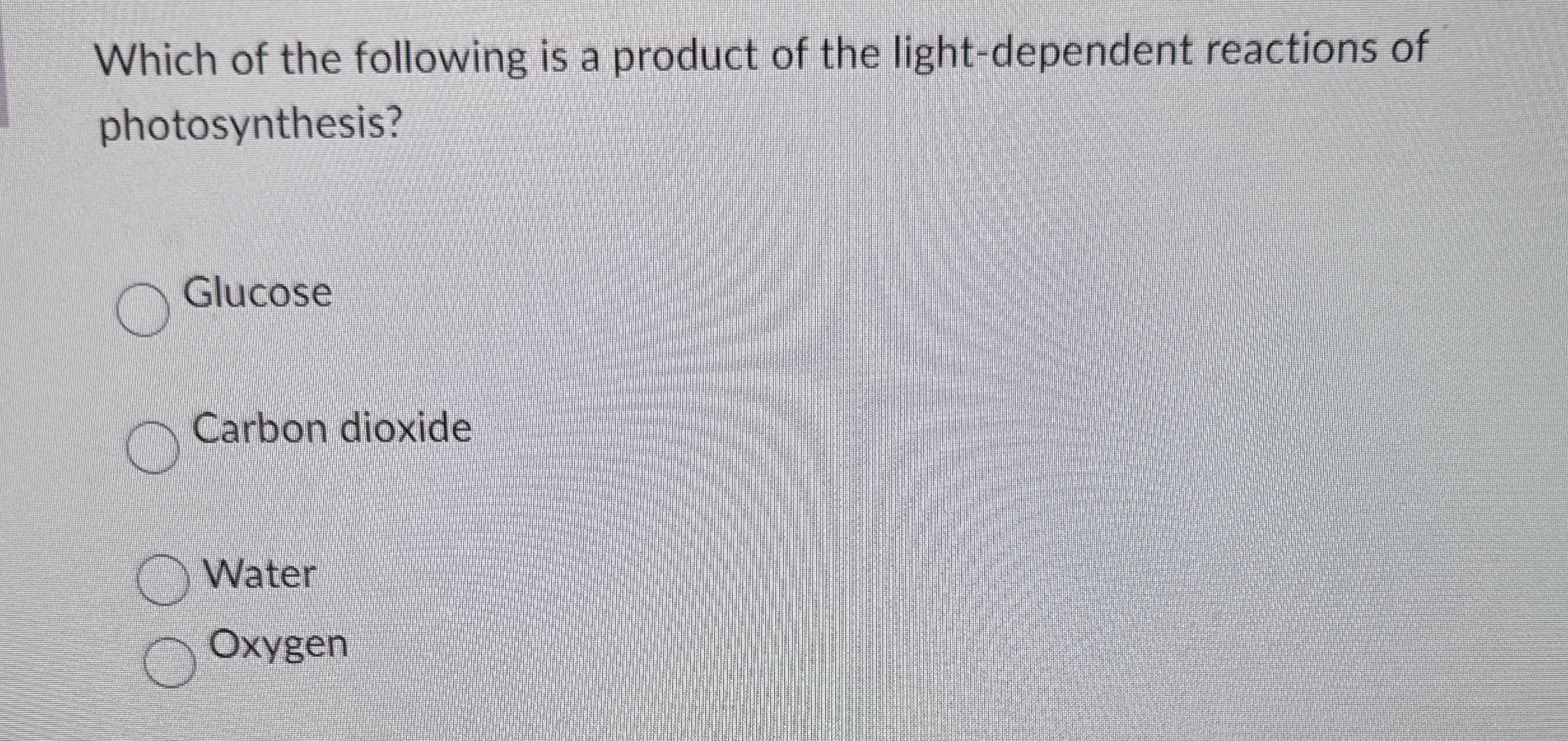 Solved Which of the following is a product of the Krebs