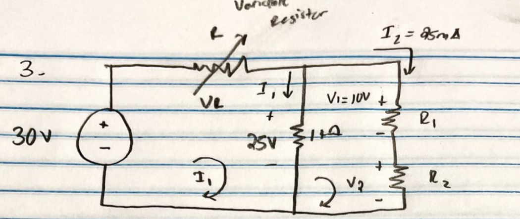 Solved Find R, ﻿VR, ﻿resistance across all resistors, I1, | Chegg.com