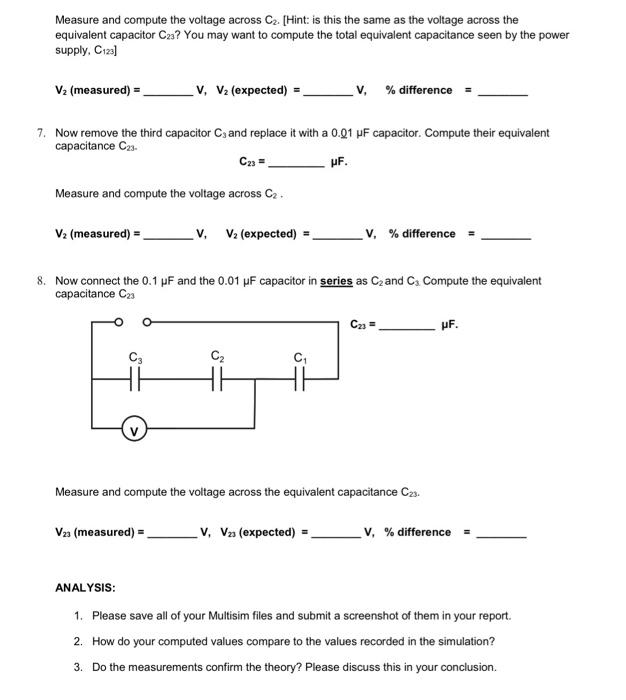 Solved 1. Construct all circuits below using Multisim, and | Chegg.com