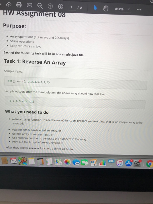 Array program in java with example