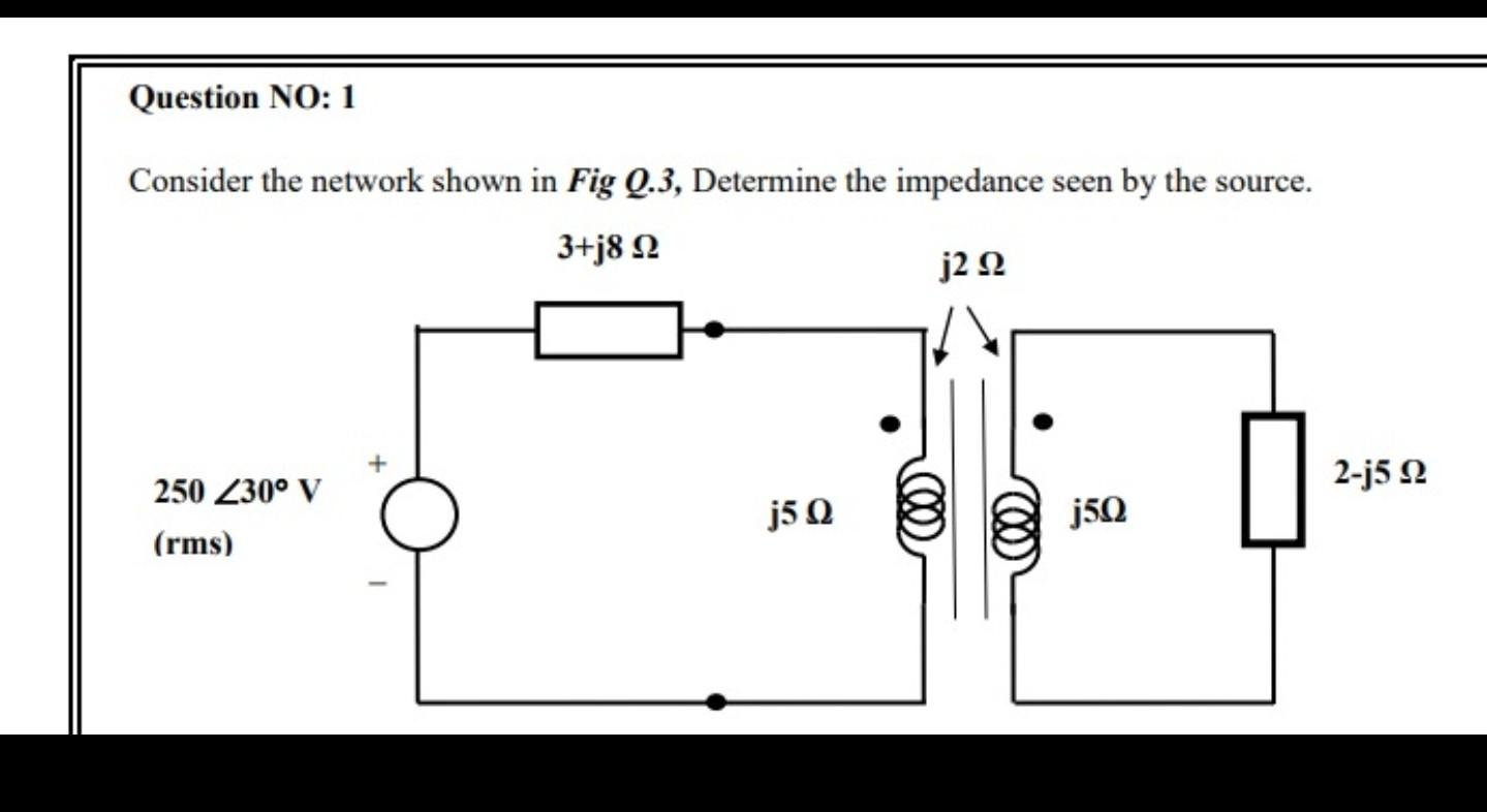 Solved Question NO: 1 Consider the network shown in Fig Q.3, | Chegg.com