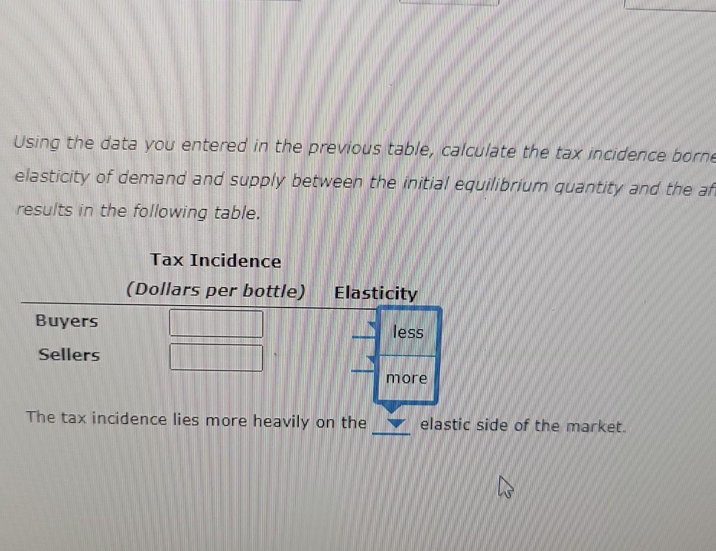 Solved Fill in the following table with the quantity sold, | Chegg.com