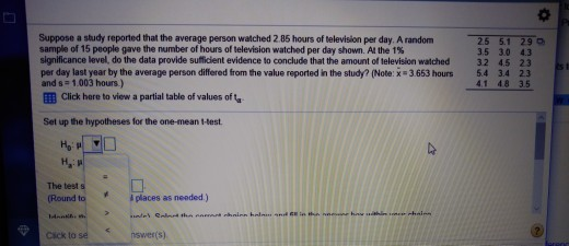 Solved Suppose a study reported that the average person | Chegg.com
