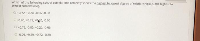 Solved 2 points Sa Which of the following sets of | Chegg.com