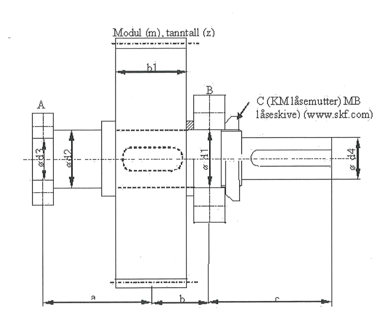 Solved How much power can the shaft/bearings/keys transmit