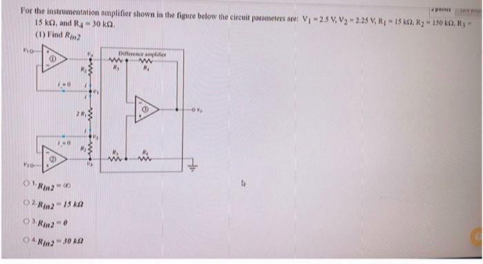 The Mos differential pair in the figure below has the | Chegg.com