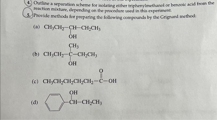 Solved 4. Outline a separation scheme for isolating either | Chegg.com