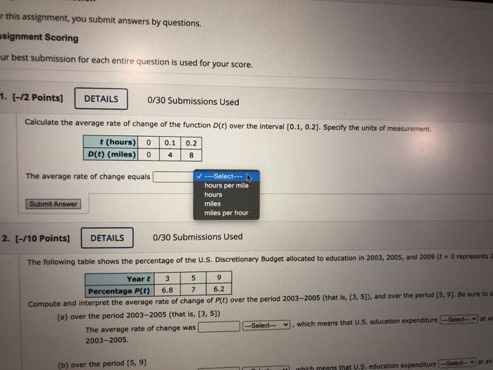 Solved this assignment, you submit answers by questions. | Chegg.com