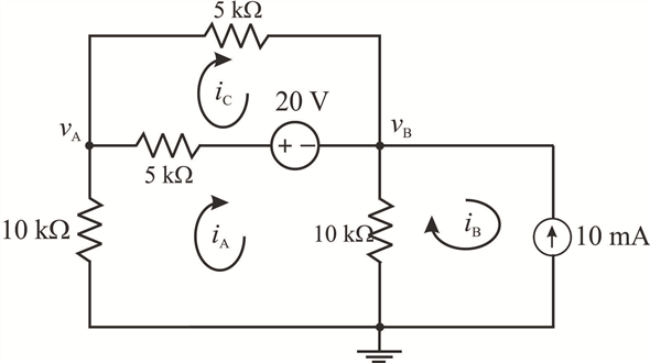 Solved: (a) Formulate mesh-current equations for the circuit in ...