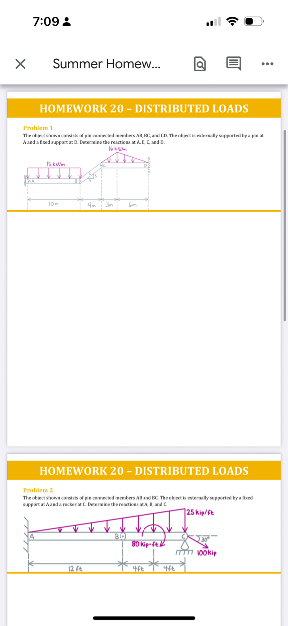 Solved 7:09 ﻿:Summer Homew...HOMEWORK 20 - ﻿DISTRIBUTED | Chegg.com