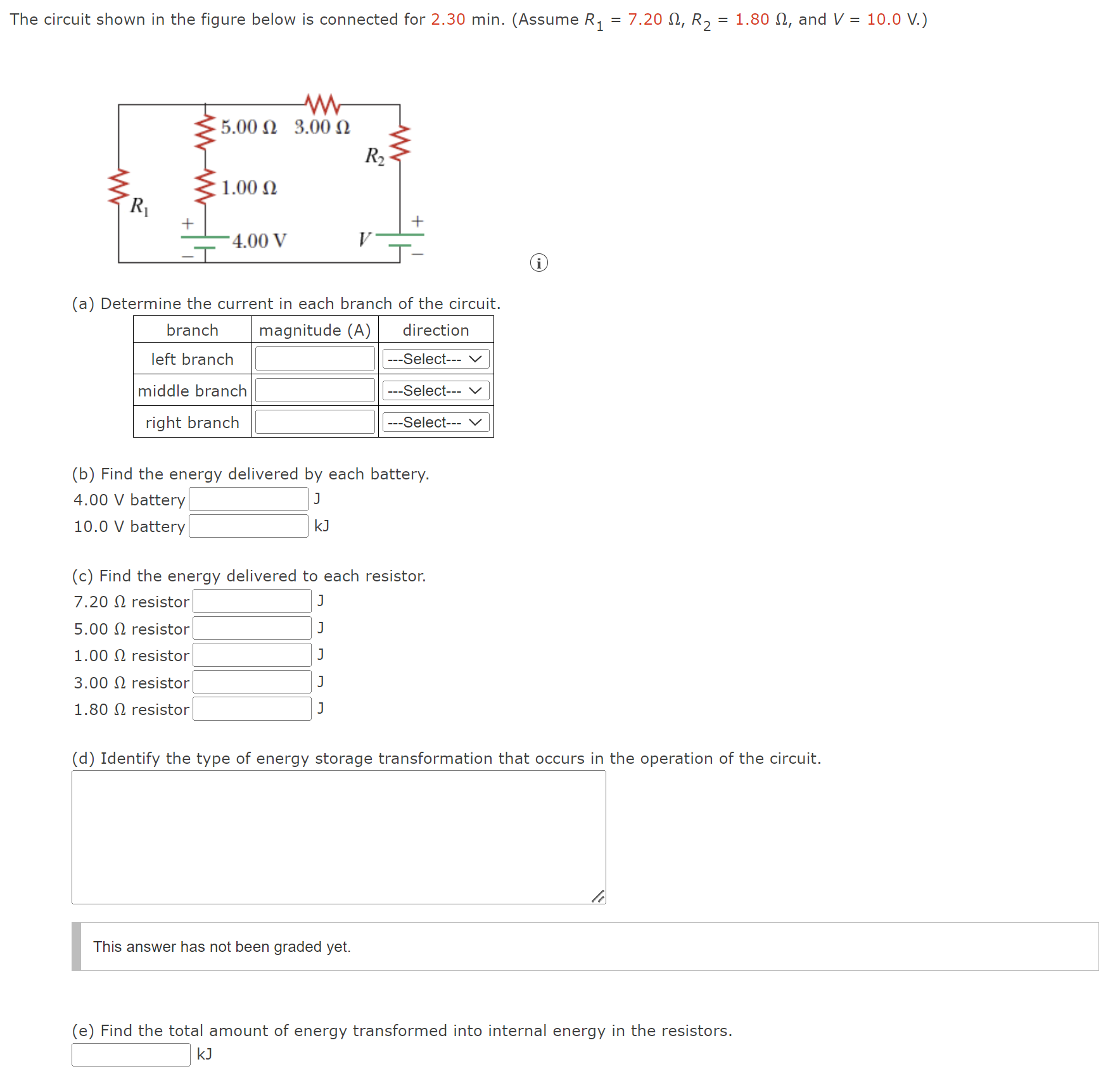 Solved The circuit shown in the figure below is connected | Chegg.com