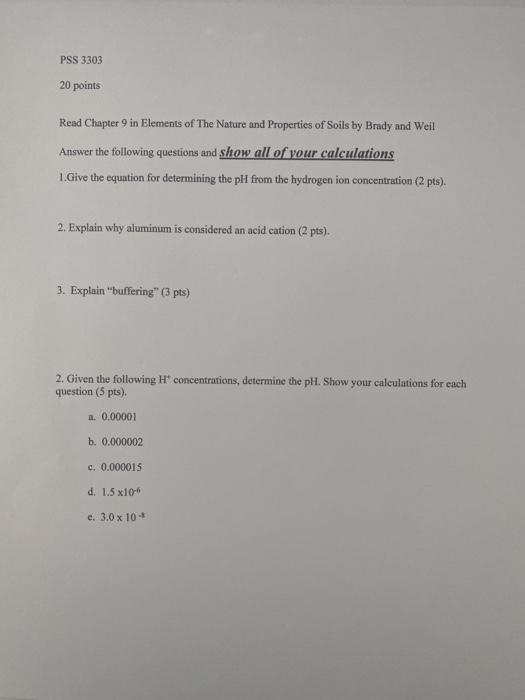Solved PSS 3303 20 points Read Chapter 9 in Elements of The | Chegg.com