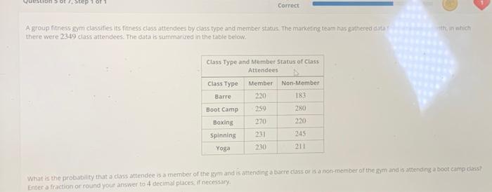Solved A.group fitness stym classifies its fitness class | Chegg.com