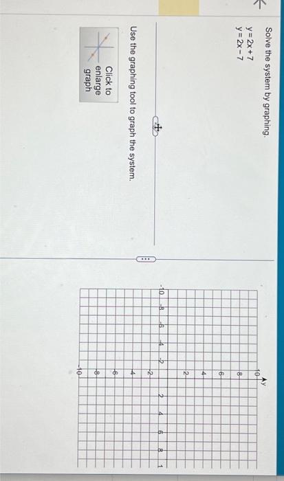 solved-solve-the-system-by-graphing-y-2x-7y-2x-7-use-the-chegg