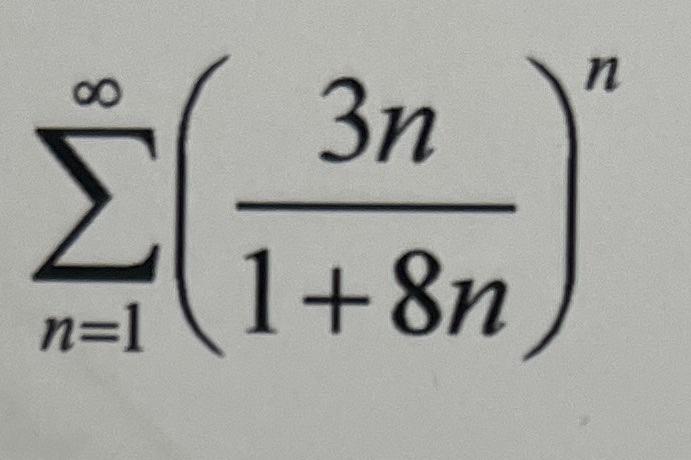 Solved Please help me find the convergence/divergence of the | Chegg.com