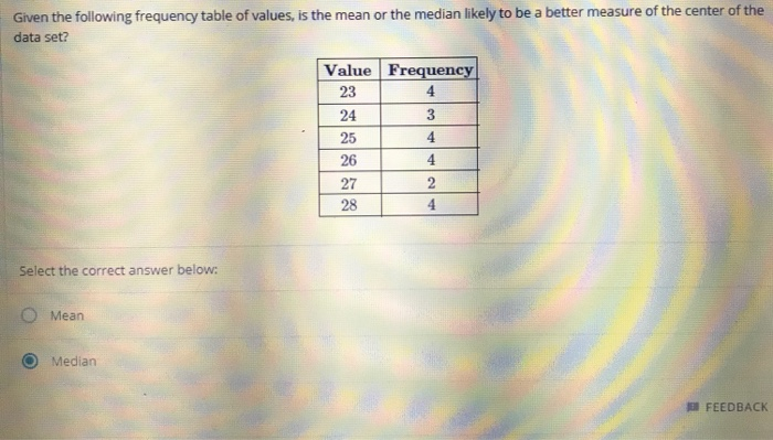 solved-given-the-following-frequency-table-of-values-is-the-chegg