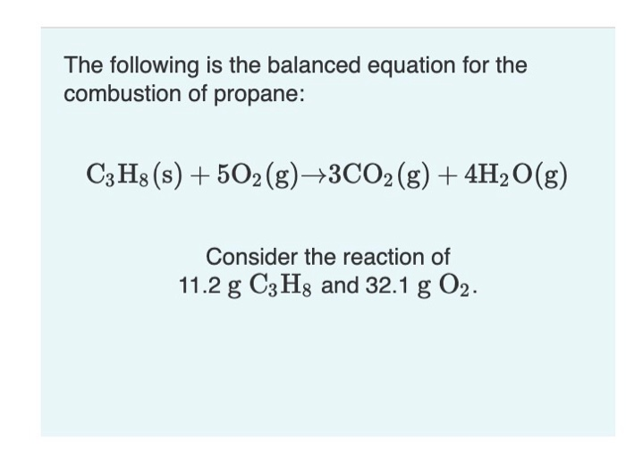 Solved The Following Is The Balanced Equation For The Chegg Com