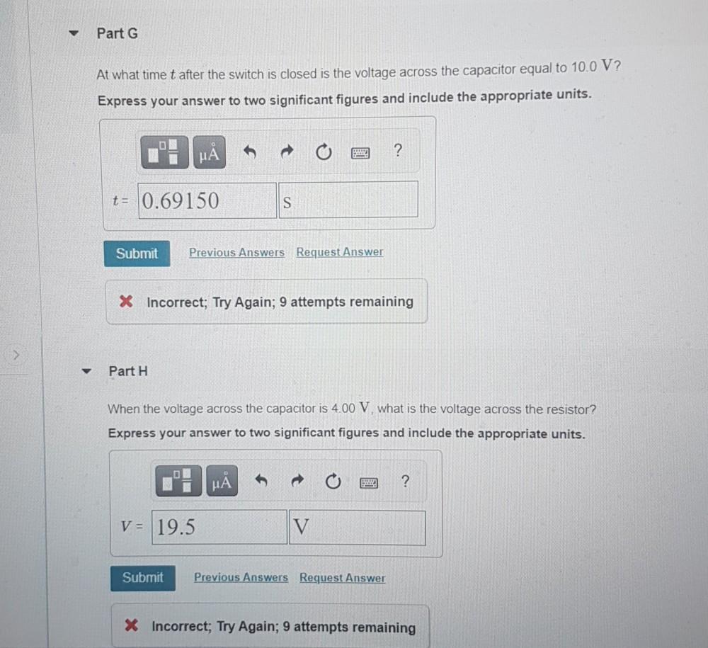 Solved You set up the circuit shown in (Figure 1), where C = | Chegg.com