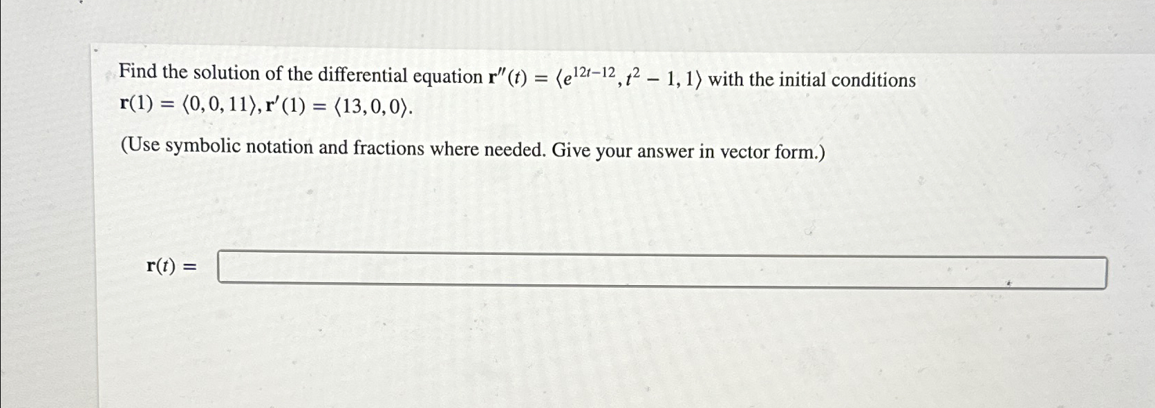 Solved Find the solution of the differential equation | Chegg.com