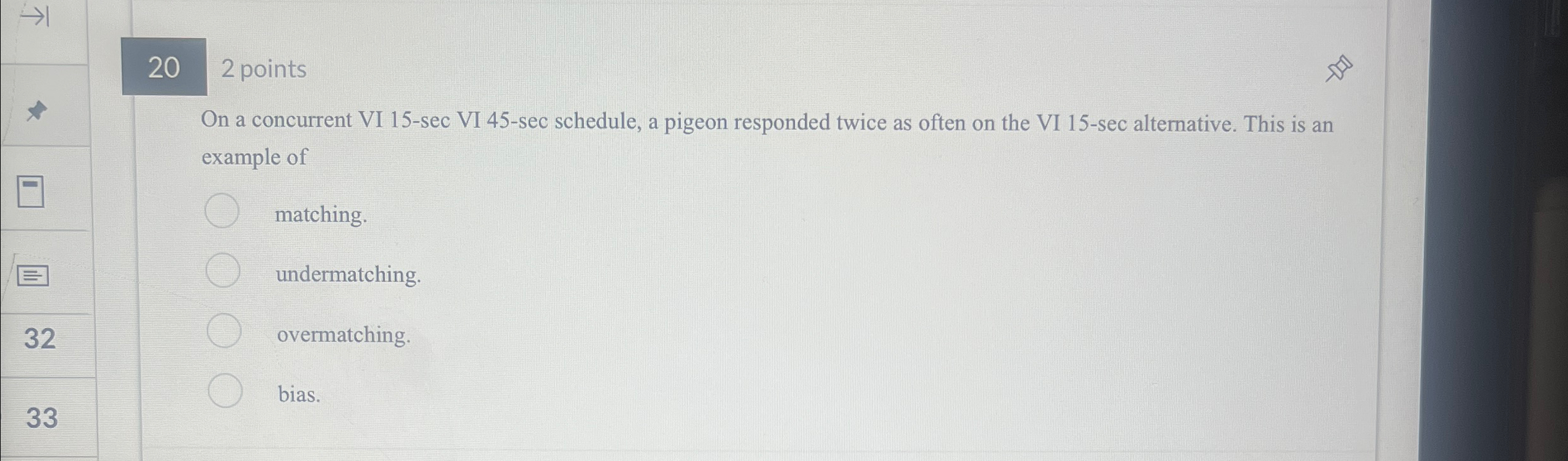 Solved 202 ﻿pointsOn a concurrent VI 15-sec VI 45-sec | Chegg.com