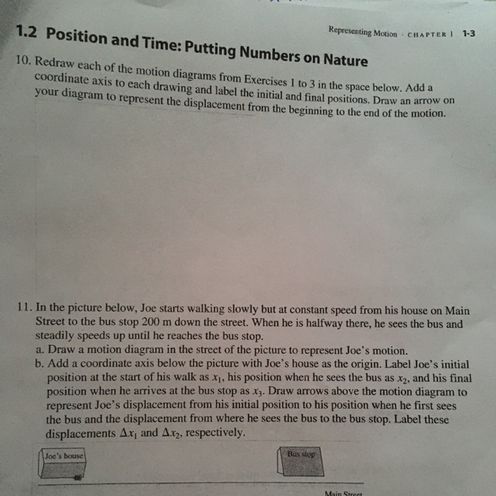 Describing Motion Chapter 1 Lesson 1 Answer Key