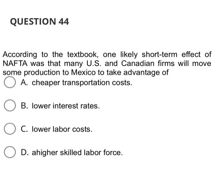 Solved QUESTION 29 The European Union Is Currently A(n): O | Chegg.com