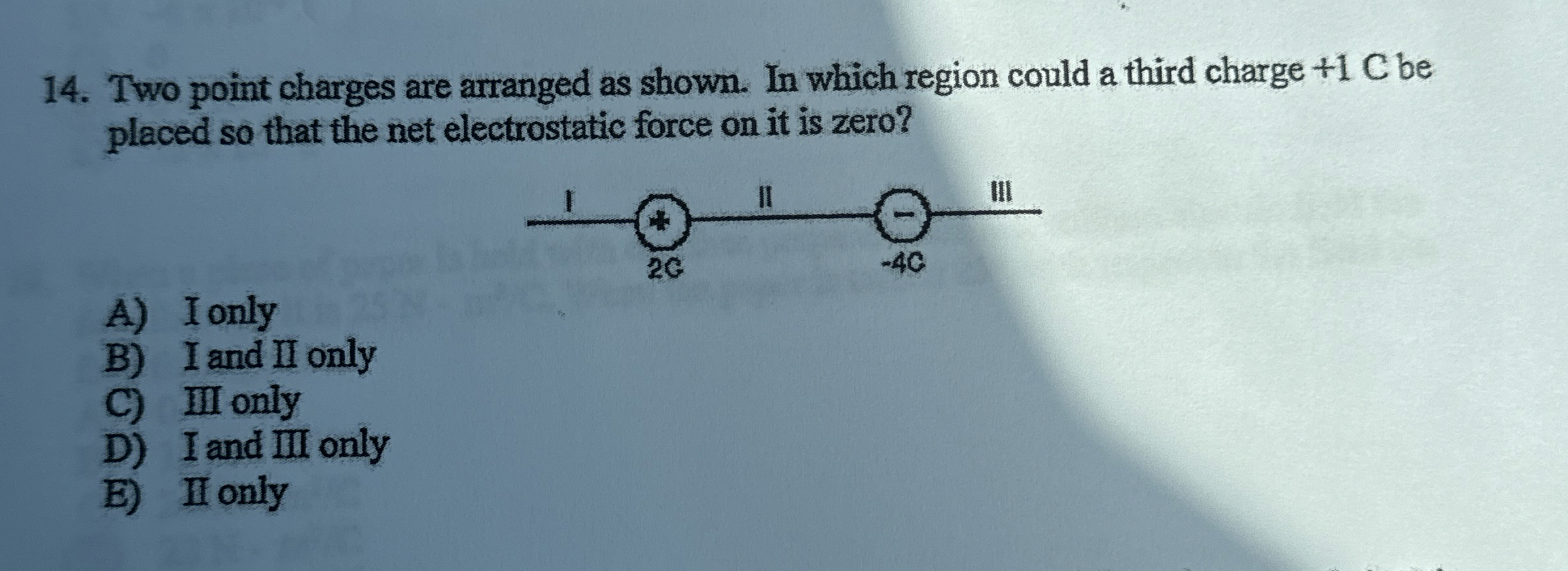 Solved Two point charges are arranged as shown. In which | Chegg.com