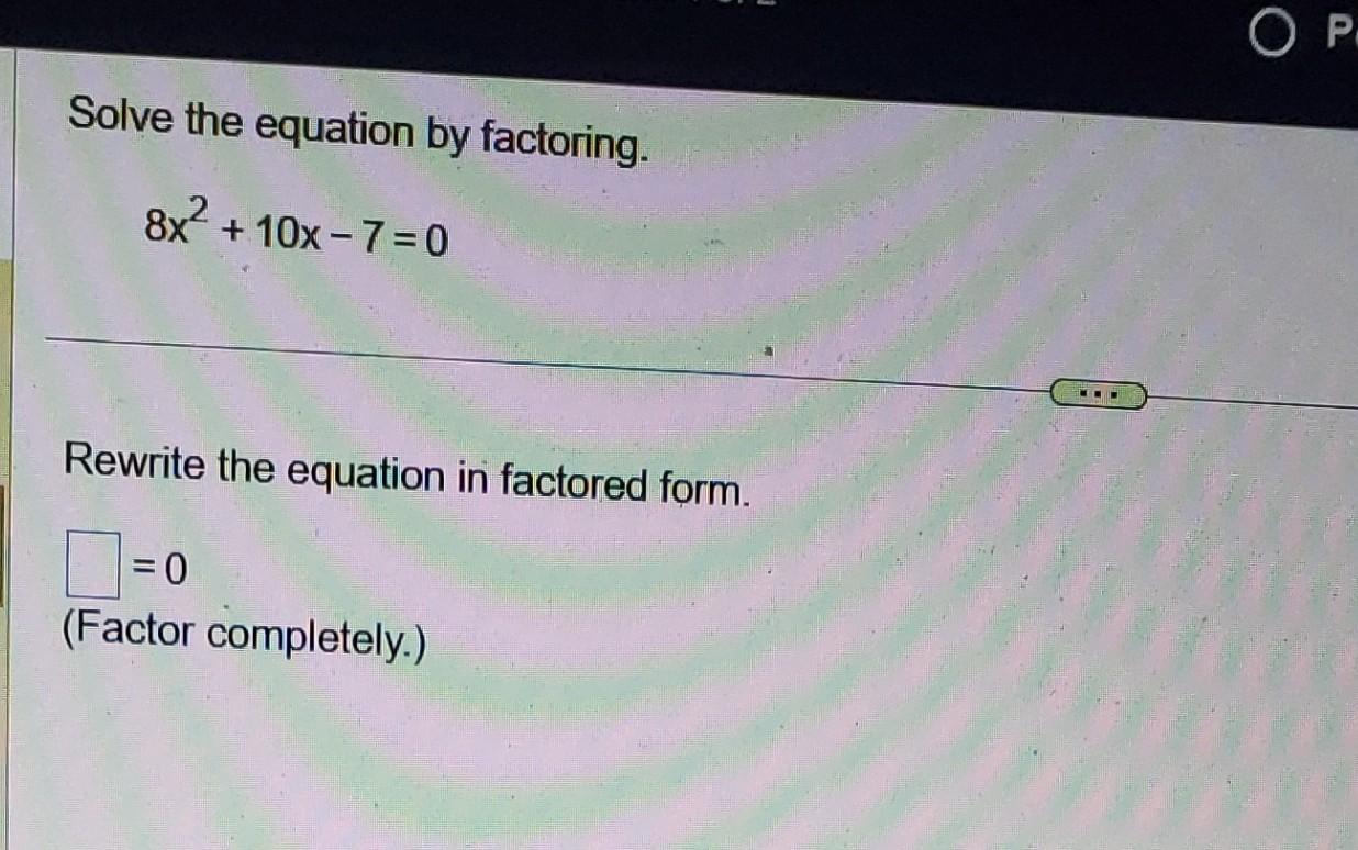 x 4 8x 2 7 factored