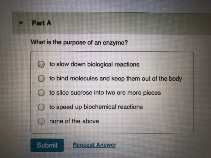 solved-part-a-what-is-the-purpose-of-an-enzyme-o-to-slow-chegg