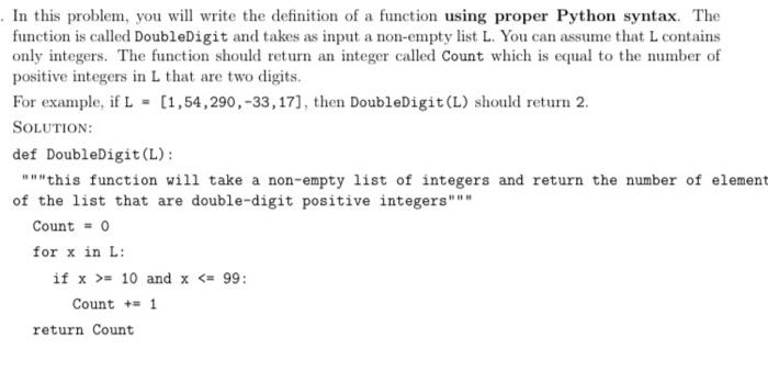 Solved In this problem, you will write the definition of a | Chegg.com