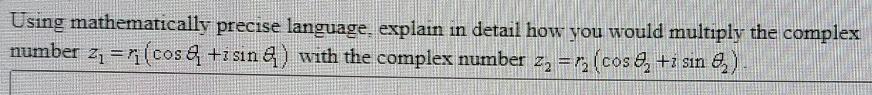 Solved Using mathematically precise language, explain in | Chegg.com