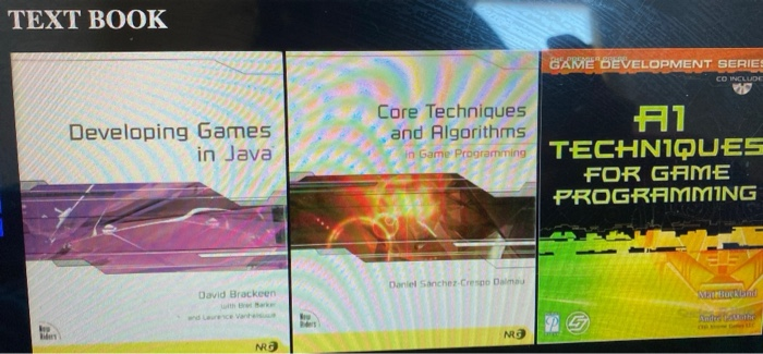 Solved TEXT BOOK GAME DEVELOPMENT SERIES CO INCLUDE | Chegg.com