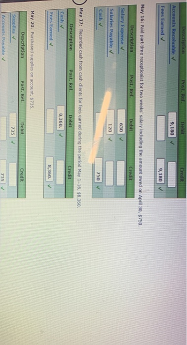 Solved Comprehensive Problem 1 Part 5: Work Sheet The | Chegg.com