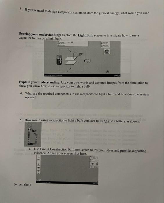 Solved Capacitor Lab Basics Inquiry into Capacitor Design