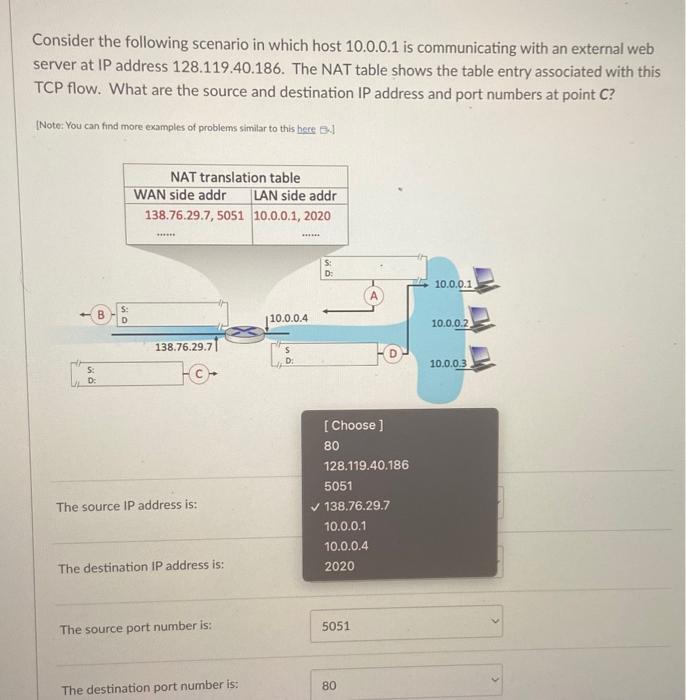 Solved Consider the following scenario in which host | Chegg.com