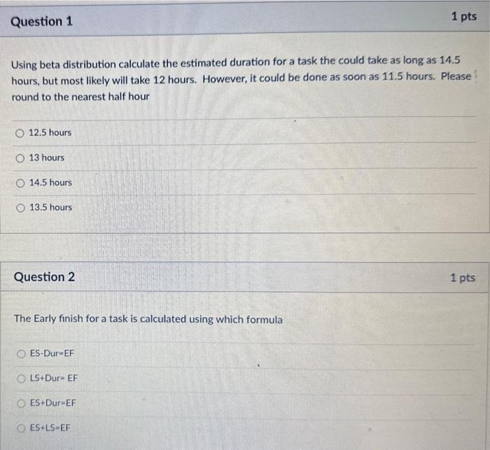 Solved Using beta distribution calculate the estimated | Chegg.com