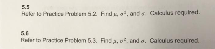 Solved 5.2 A continuous random variable X has the following | Chegg.com