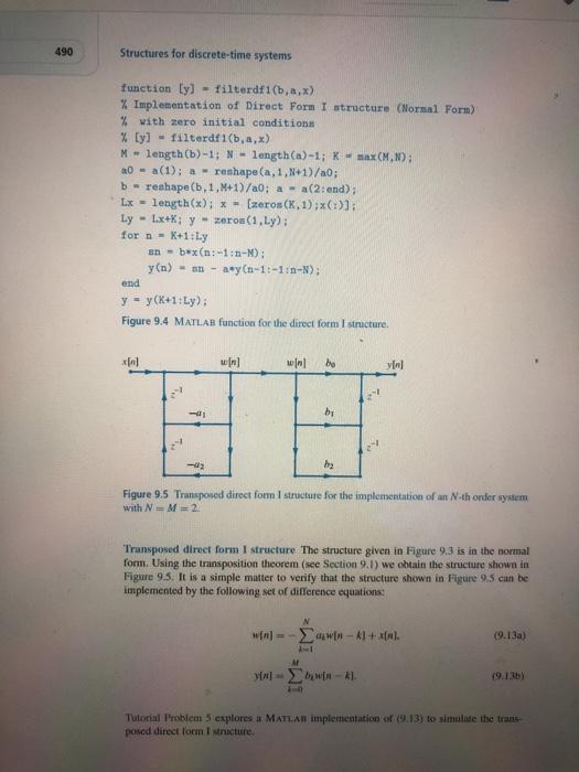 18. Consider the IIR normal direct form II structure | Chegg.com
